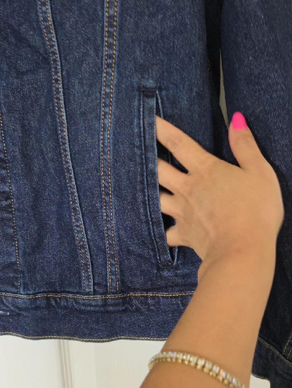 Levi's Dark Indigo Denim Jacket - Picture 6 of 9